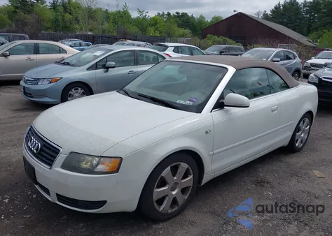 2006 Audi A4 3.0 from USA, damaged, VIN WAUDT48H06K009995